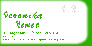 veronika nemet business card